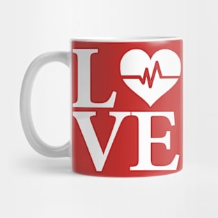 Love heart Mug